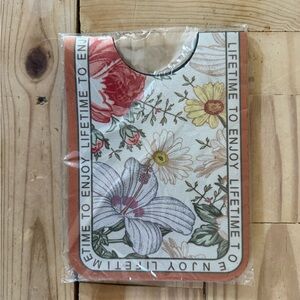 Floral Table Pad with Inspirational Quote